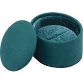 Teal Suede Single Ring Box