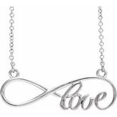 Continuum Sterling Silver Love Infinity-Style 16