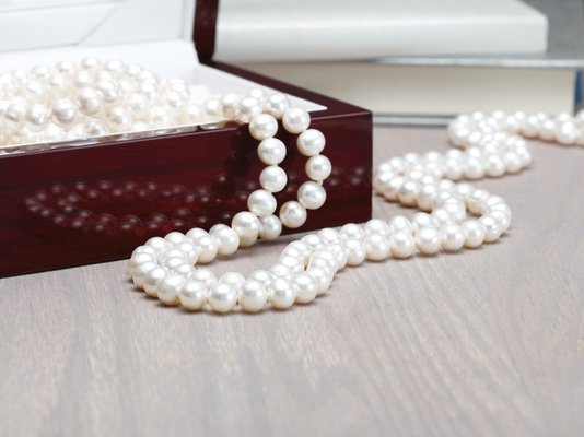 Pearls in Jewelry Box