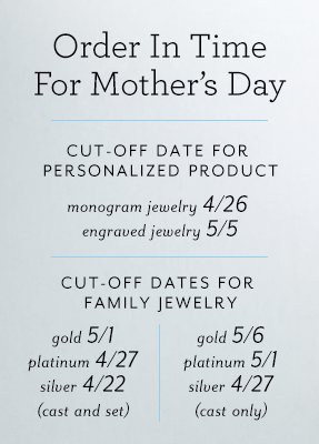 Cut-off date for personalized product