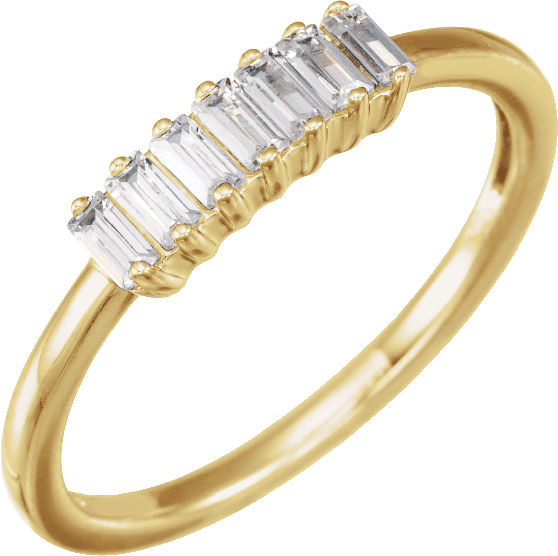 14K Yellow 1/3 CTW Lab-Grown Diamond Ring
