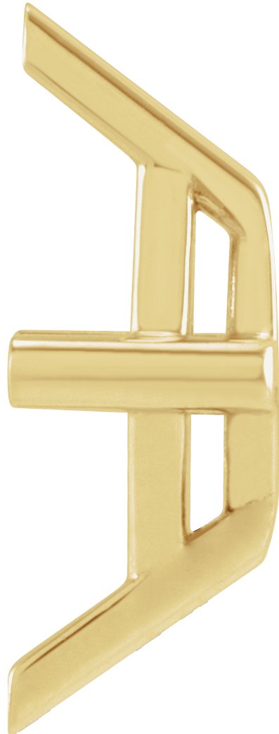 Lozenge 4-Prong Earring Setting