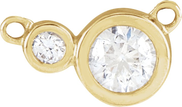 Accented Bezel-Set Necklace or Center