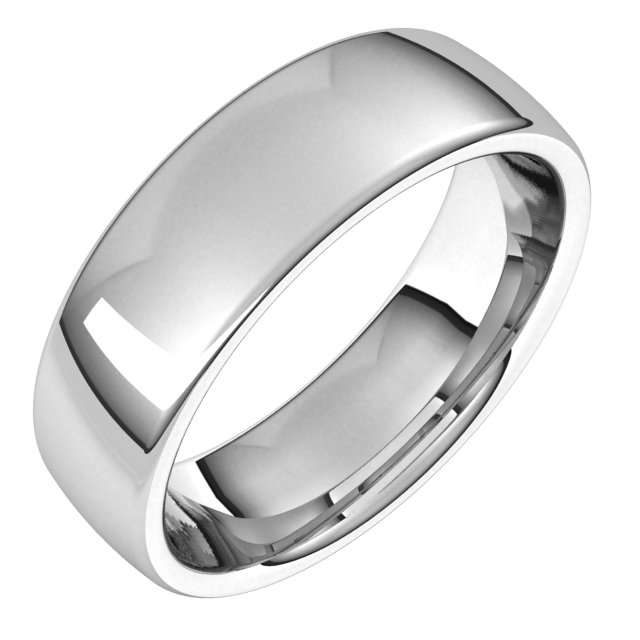 Continuum Sterling Silver 6 mm European Band Size 8