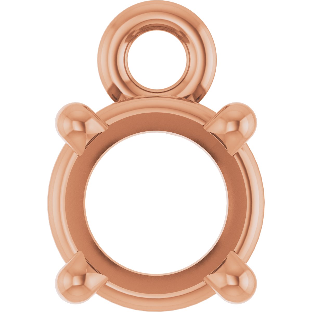 Round 4-Prong Basket Dangle