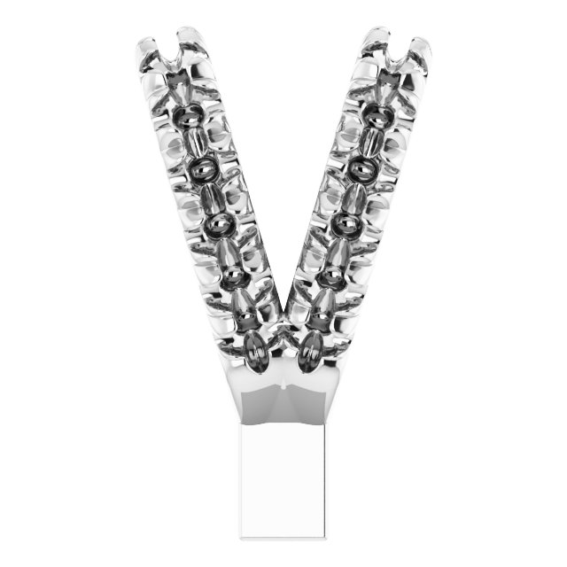 French-Set Accented Rabbit Ear Bail