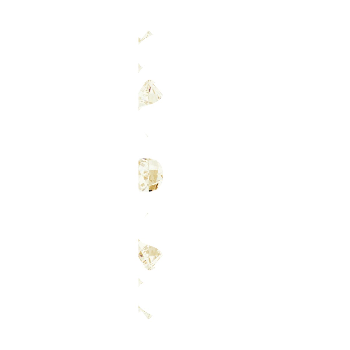 14K Yellow 3 mm ID 1/10 CTW Natural Diamond French-Set Earring Jackets