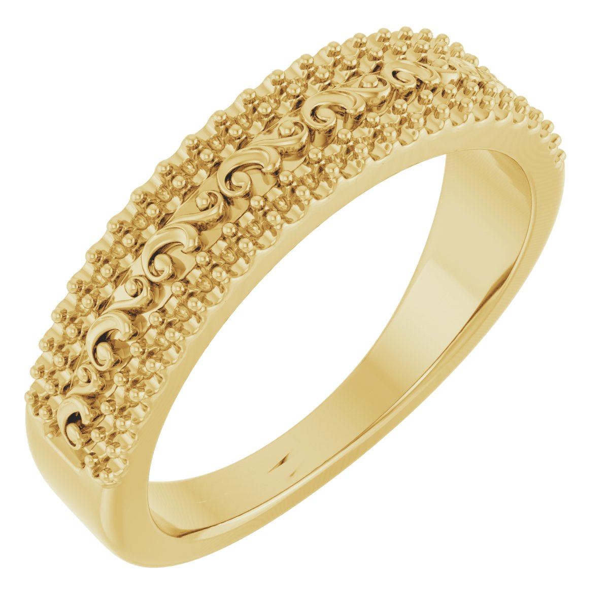 Sculptural Anniversary Band