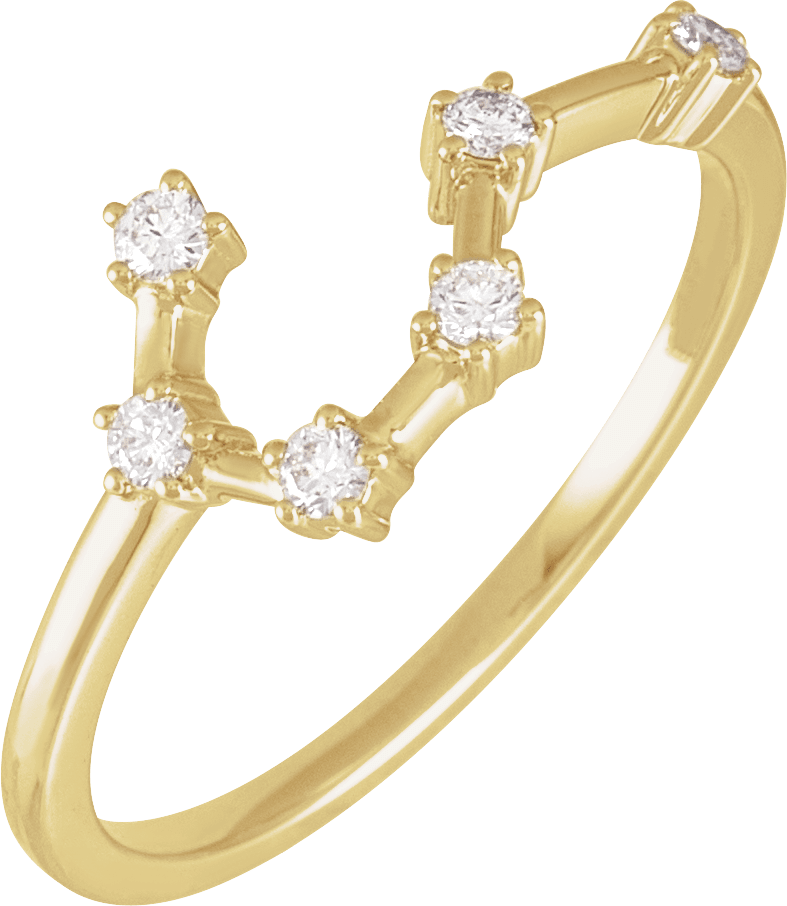 zodiac constellation ring