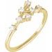 14K Yellow 1/5 CTW Natural Diamond Cancer Constellation Ring