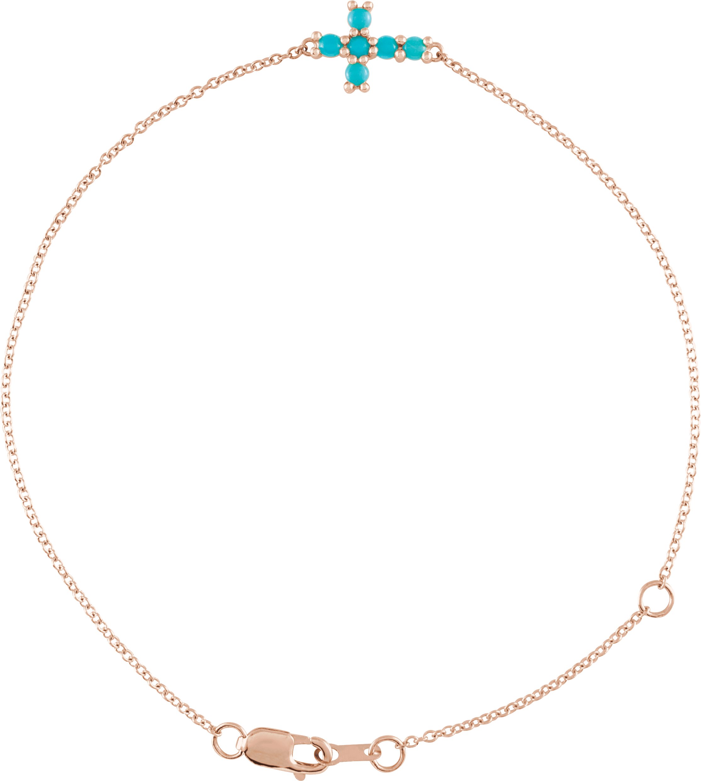 Sideways Cross Bracelet