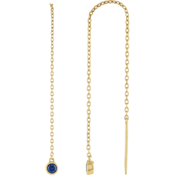chain threader earrings