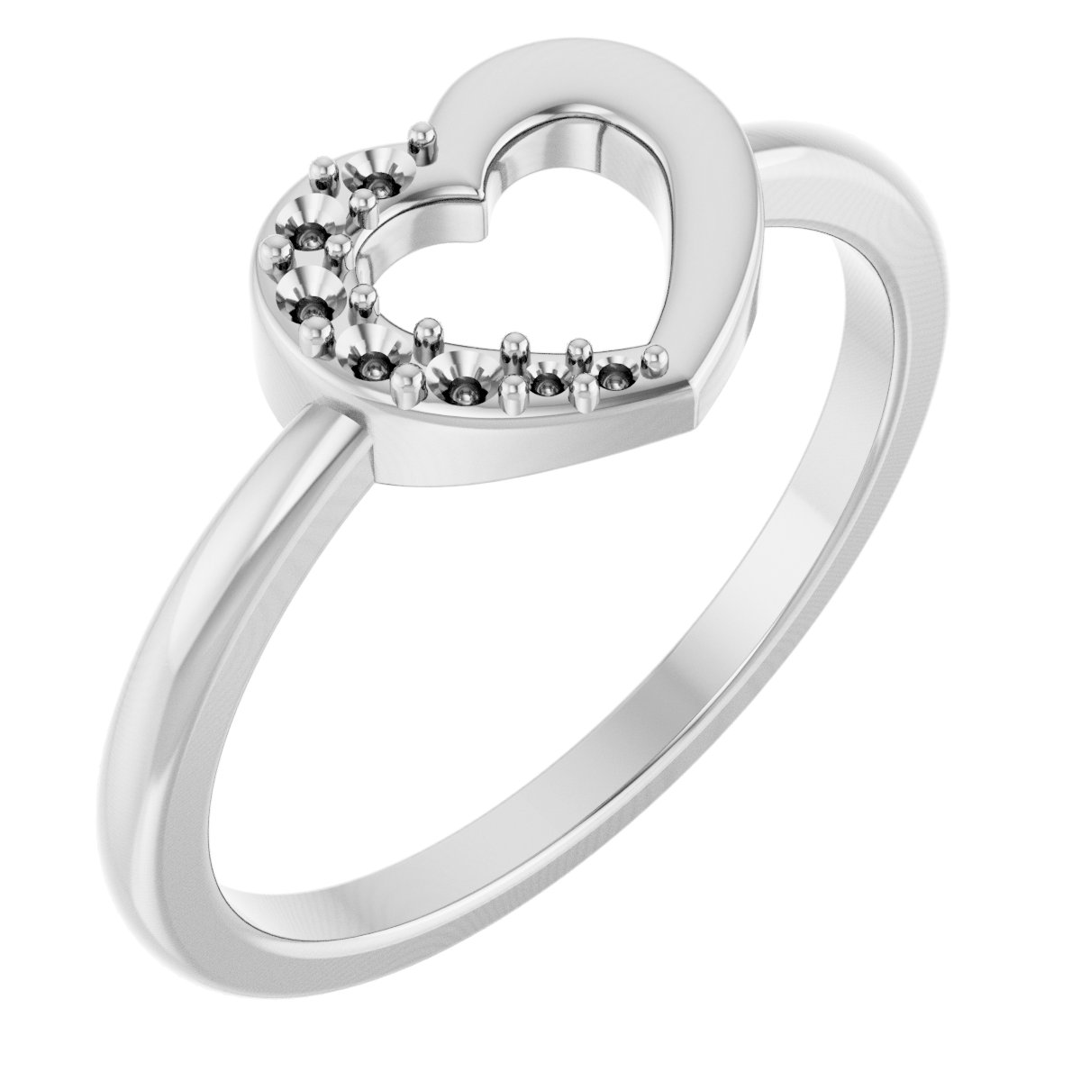 Family Heart Ring