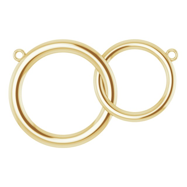 Interlocking Circle Necklace or Center
