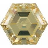 Hexagon Fancy Yellow Stuller Lab-Grown Moissanite™