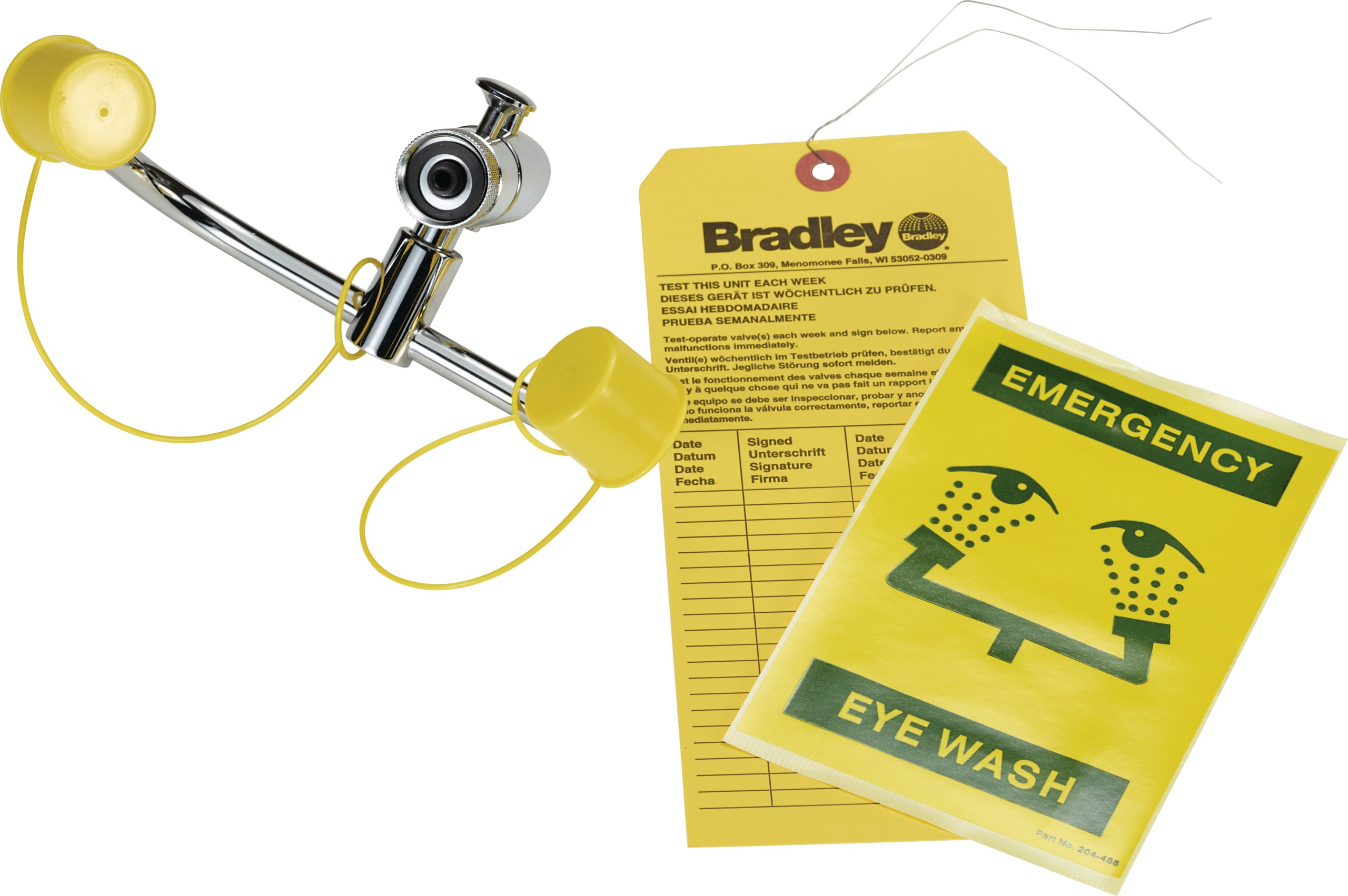Bradley® Emergency Eye Wash Faucet Mount
