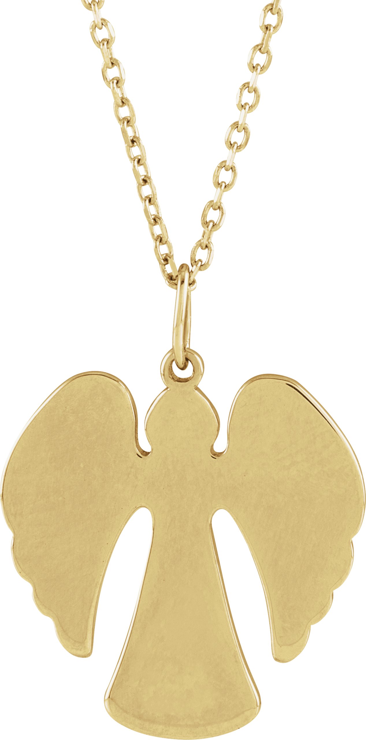 14K Yellow Angel 16-18" Necklace