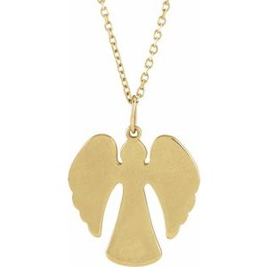 14K Yellow Angel 16-18" Necklace