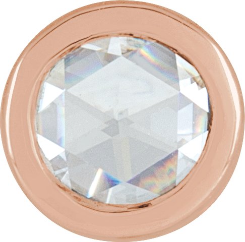 Round Bezel-Set Pendant