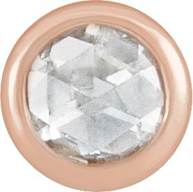 Round Bezel-Set Pendant