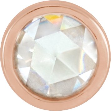 Round Bezel-Set Pendant