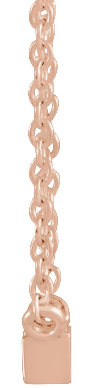 Alternative view of Solitaire Channel-Set Necklace or Center