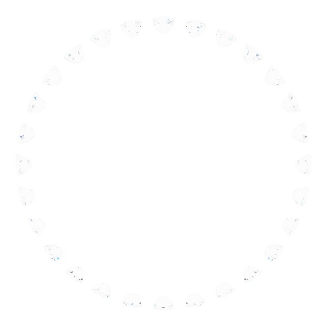 14K White 2 mm Round 7/8 CTW Natural Diamond Eternity Band Size 4.5