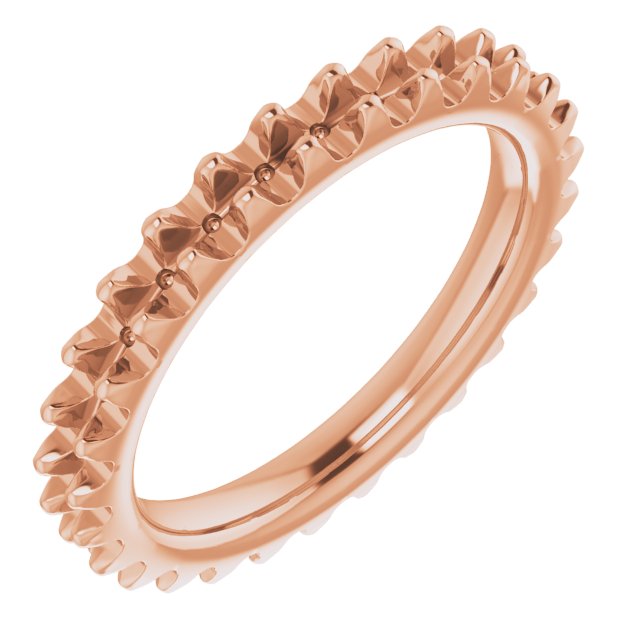 Shared-Prong Eternity Band