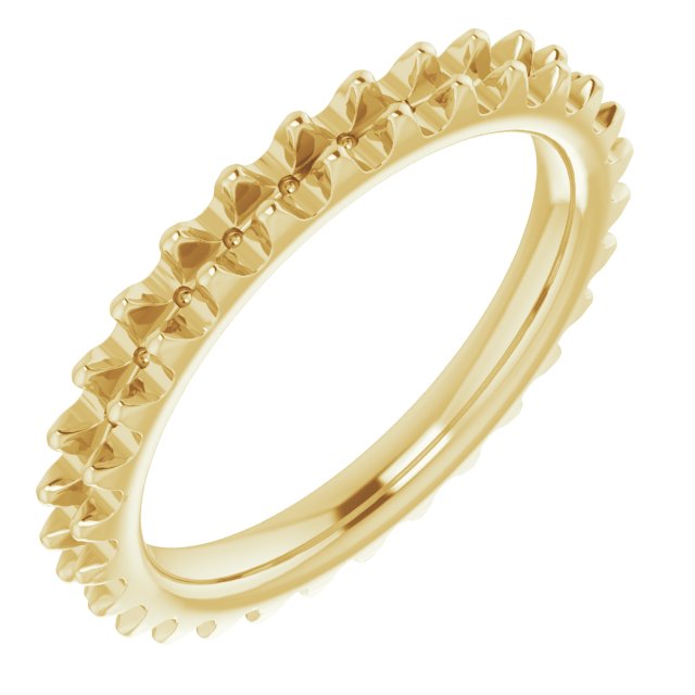 Shared-Prong Eternity Band