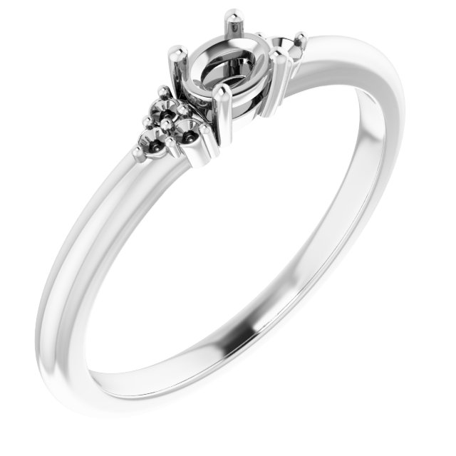 18k White Gold