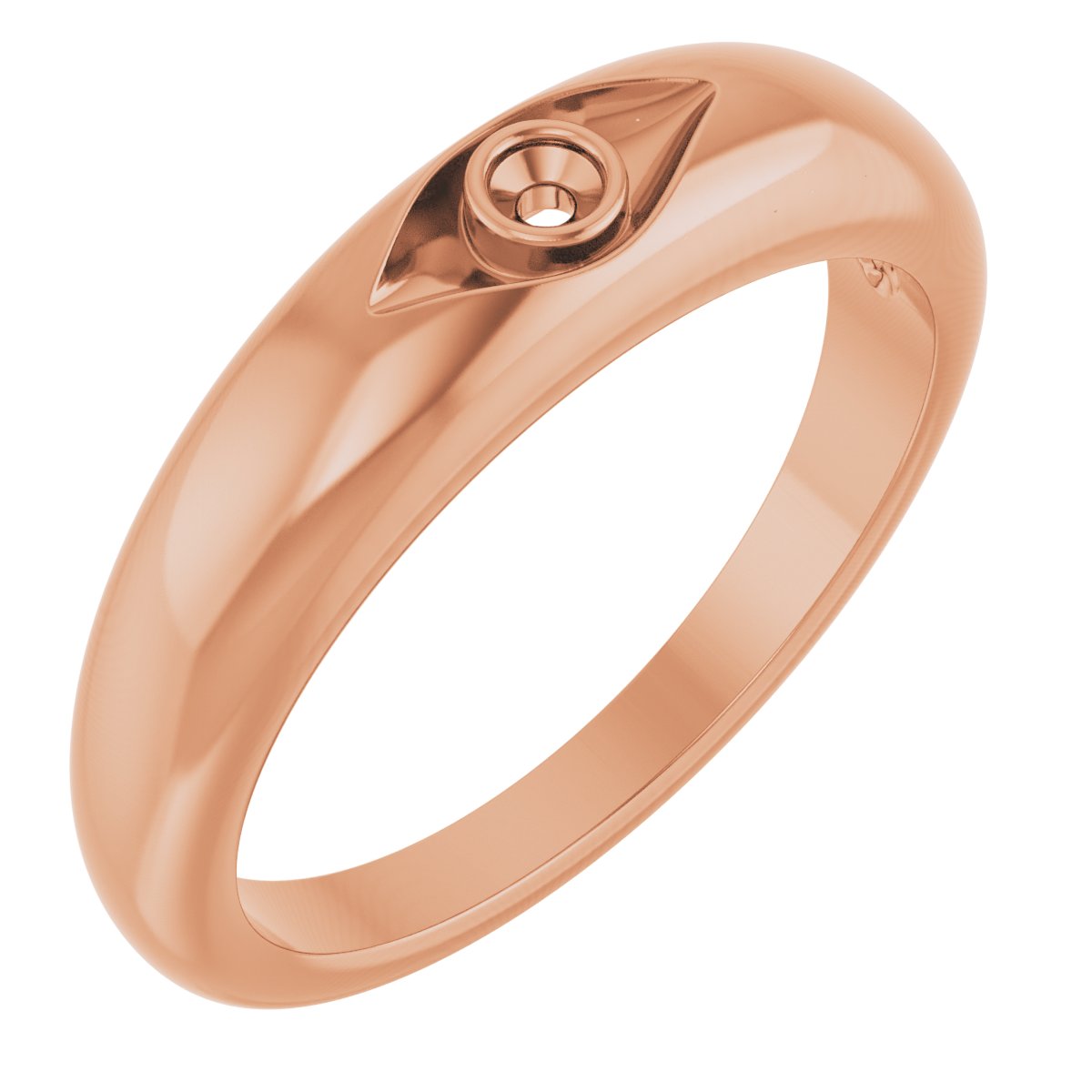Evil Eye Dome Ring