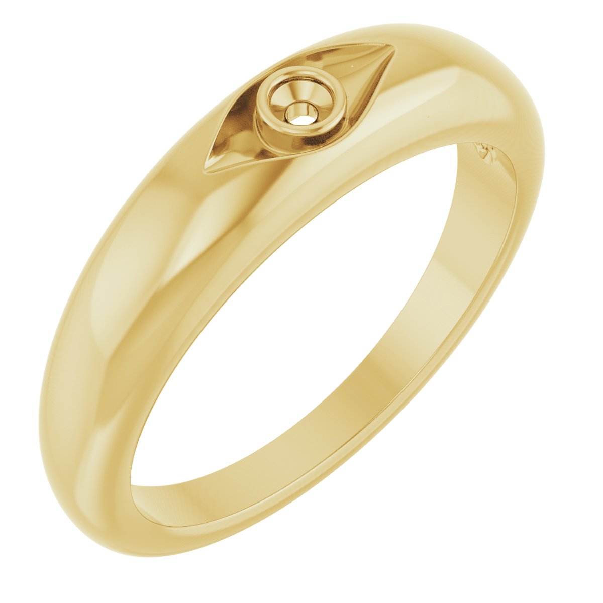 Evil Eye Dome Ring