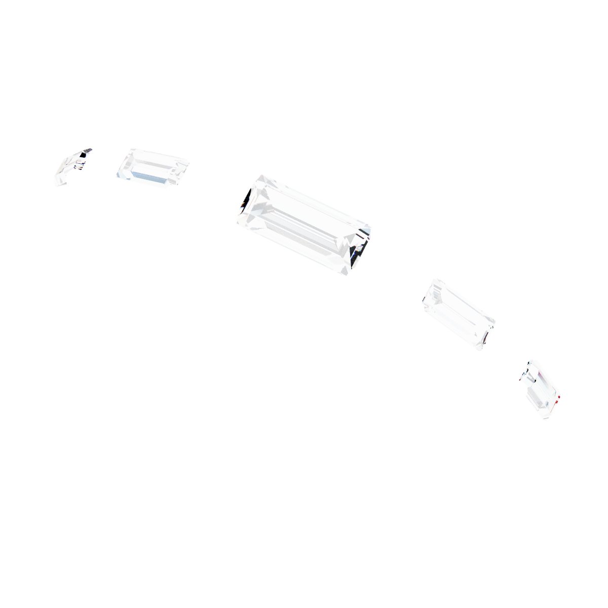 14K White 1/2 CTW Natural Diamond Matching Band-5