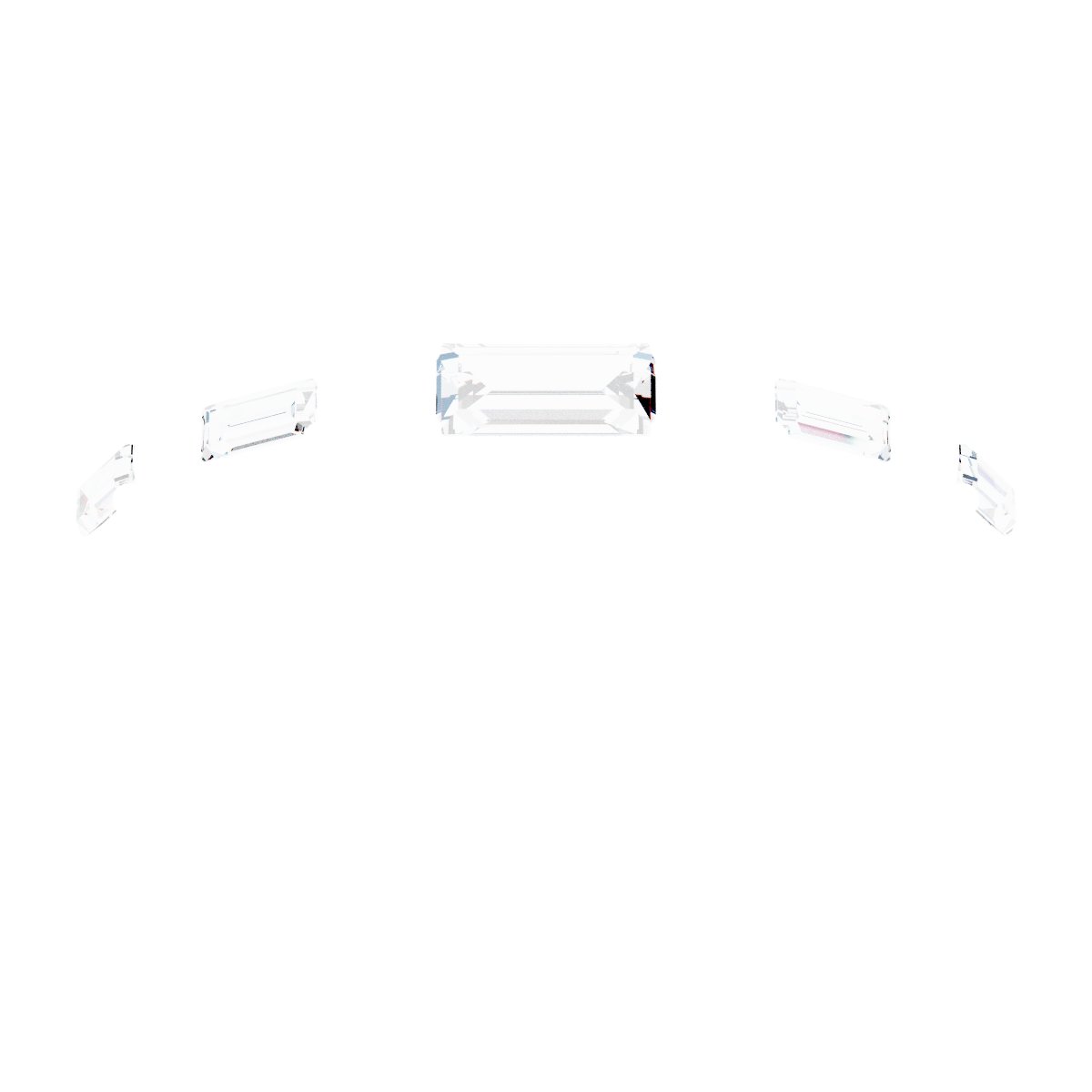 14K White 1/2 CTW Natural Diamond Matching Band-3