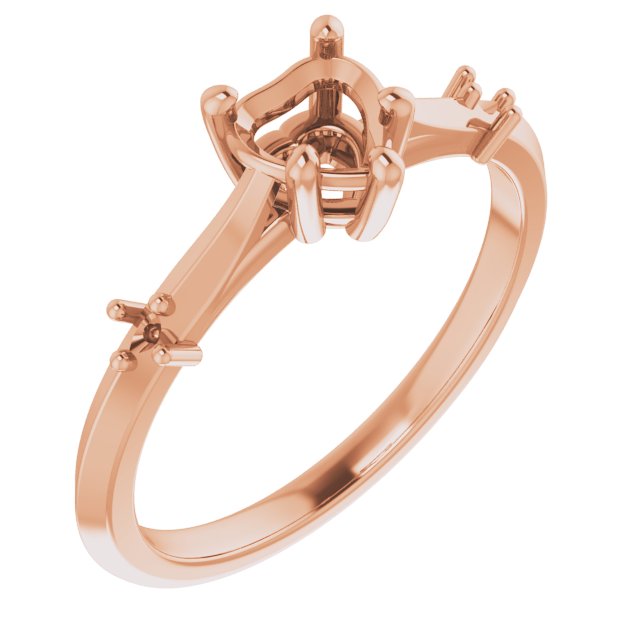 Accented Engagement Ring