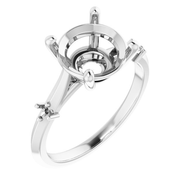 Accented Engagement Ring