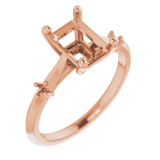 Accented Engagement Ring