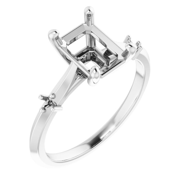 Accented Engagement Ring