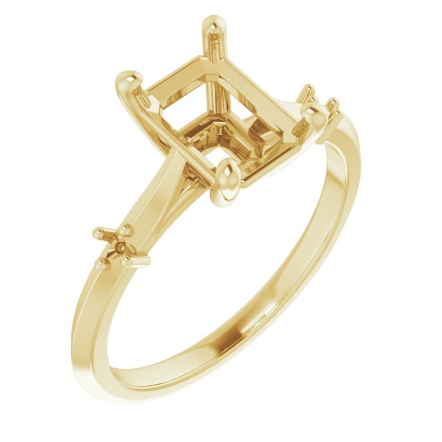 Accented Engagement Ring