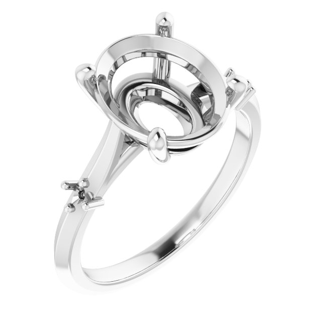 Accented Engagement Ring