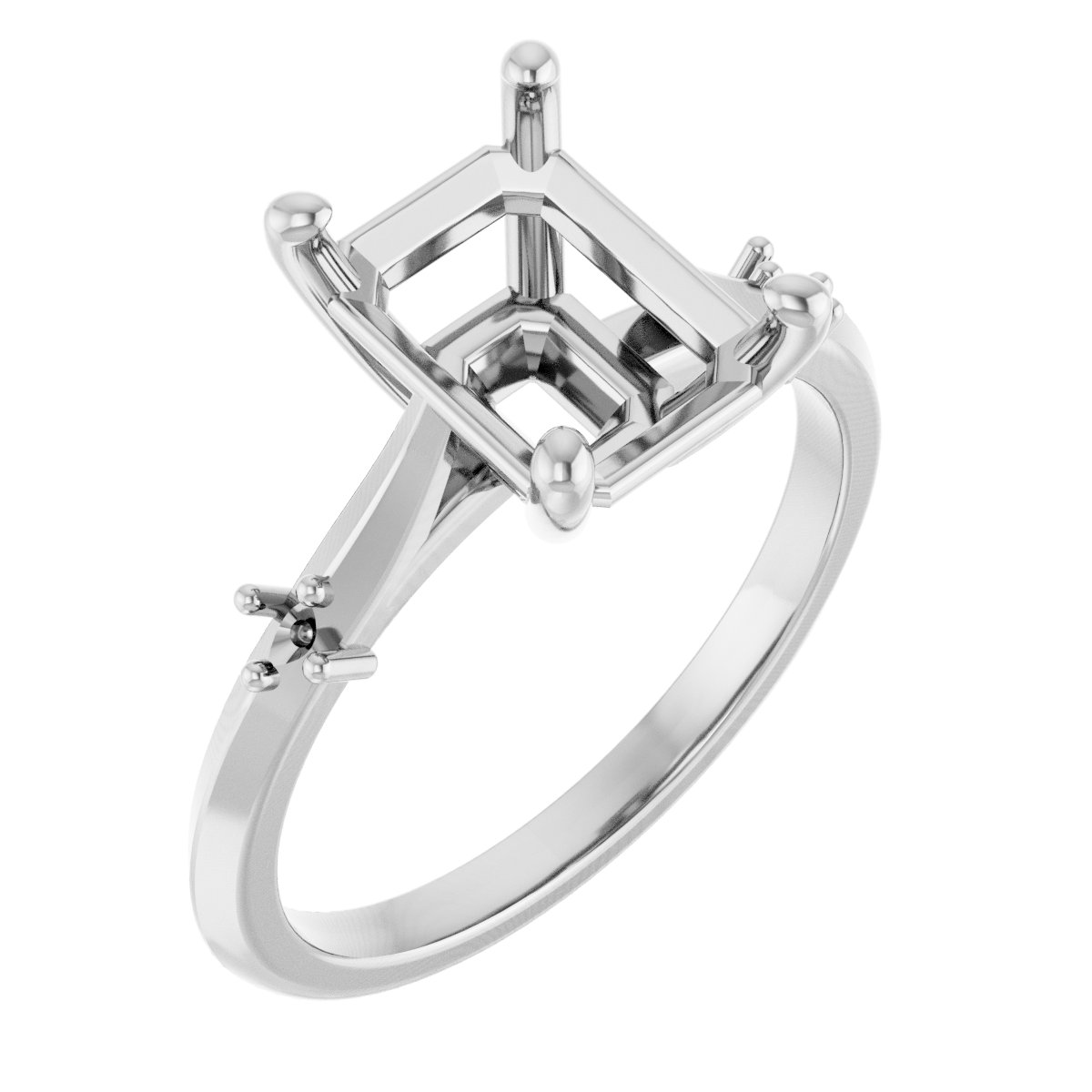 Accented Engagement Ring
