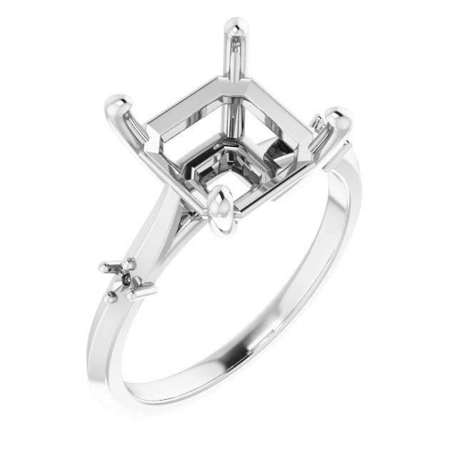 Accented Engagement Ring