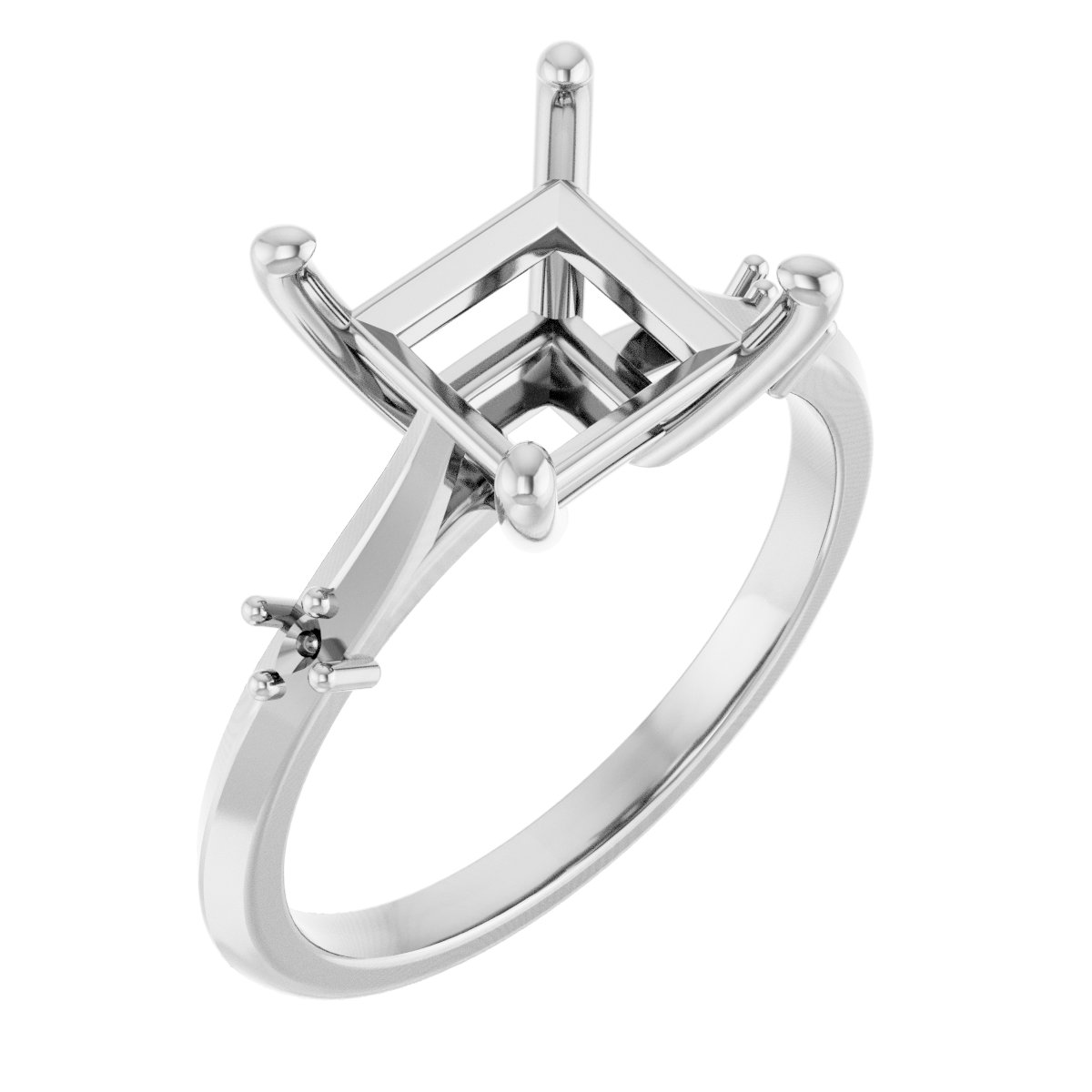 Accented Engagement Ring