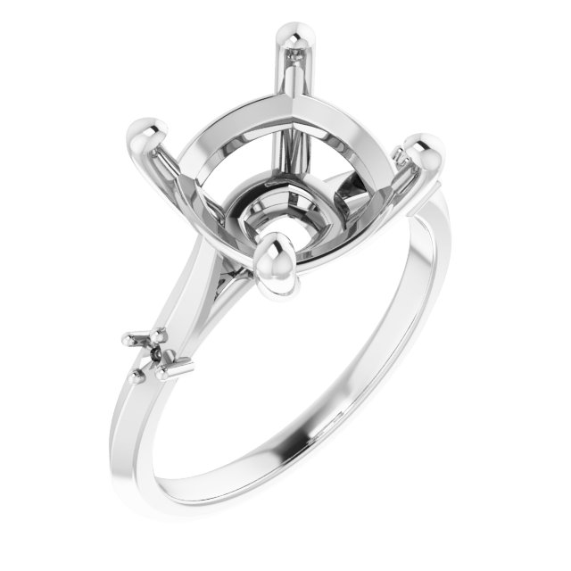 Accented Engagement Ring