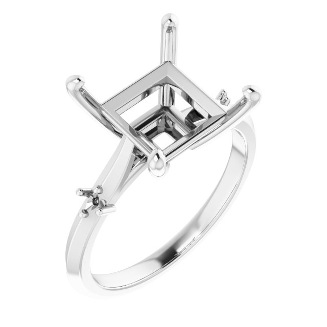 Accented Engagement Ring