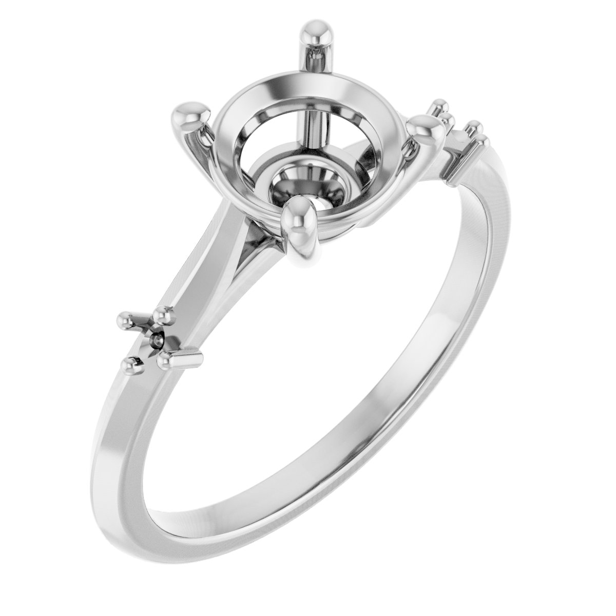 Accented Engagement Ring