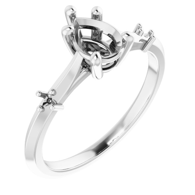 Accented Engagement Ring