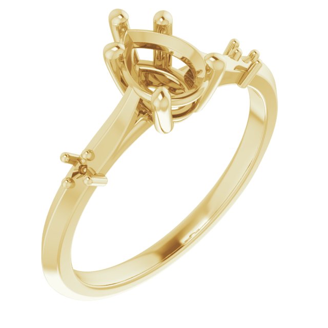 Accented Engagement Ring