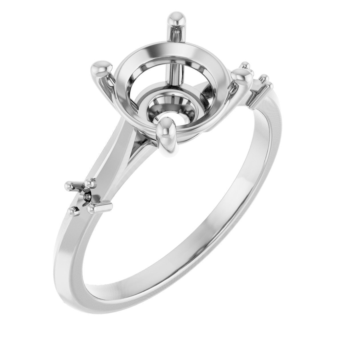 Accented Engagement Ring