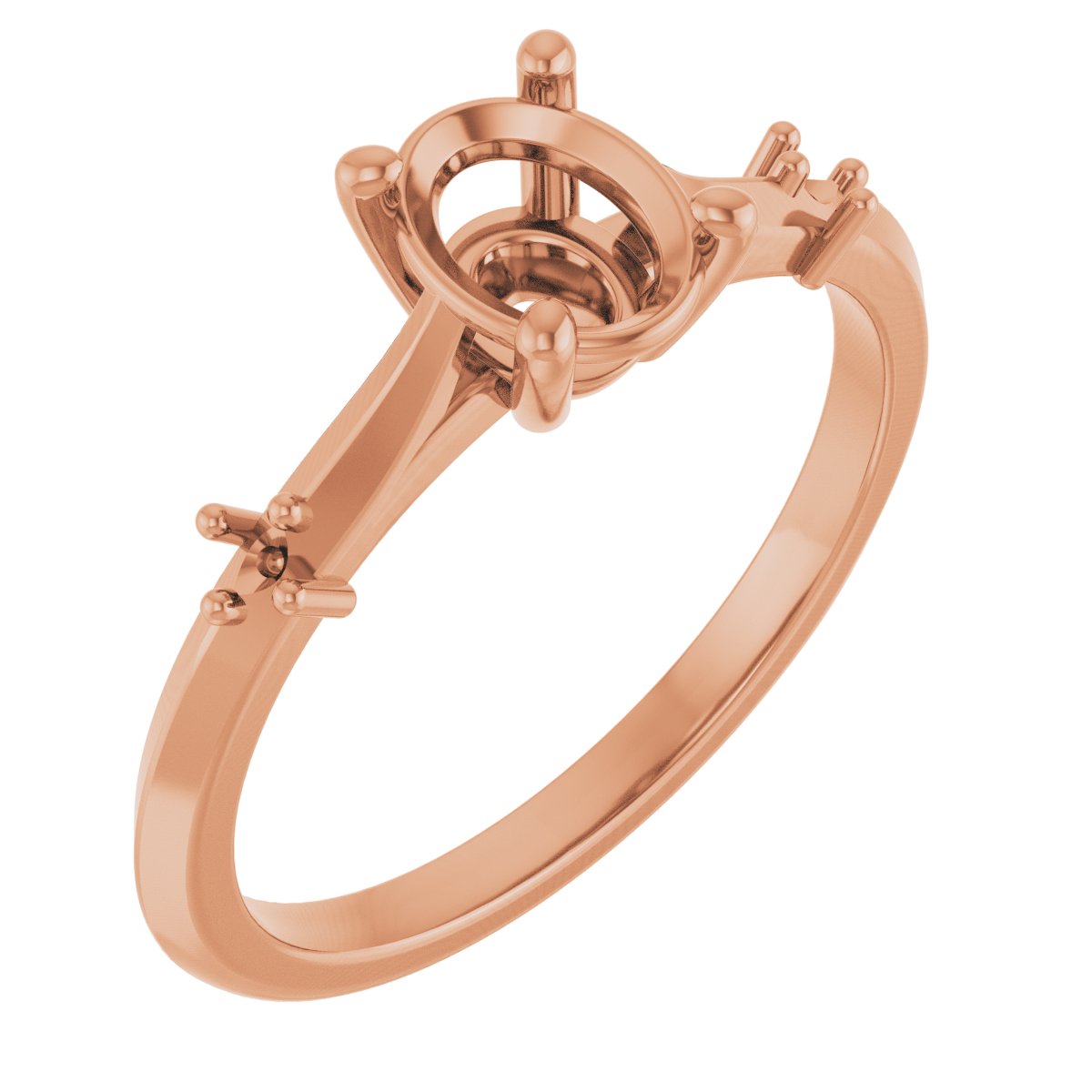 Accented Engagement Ring